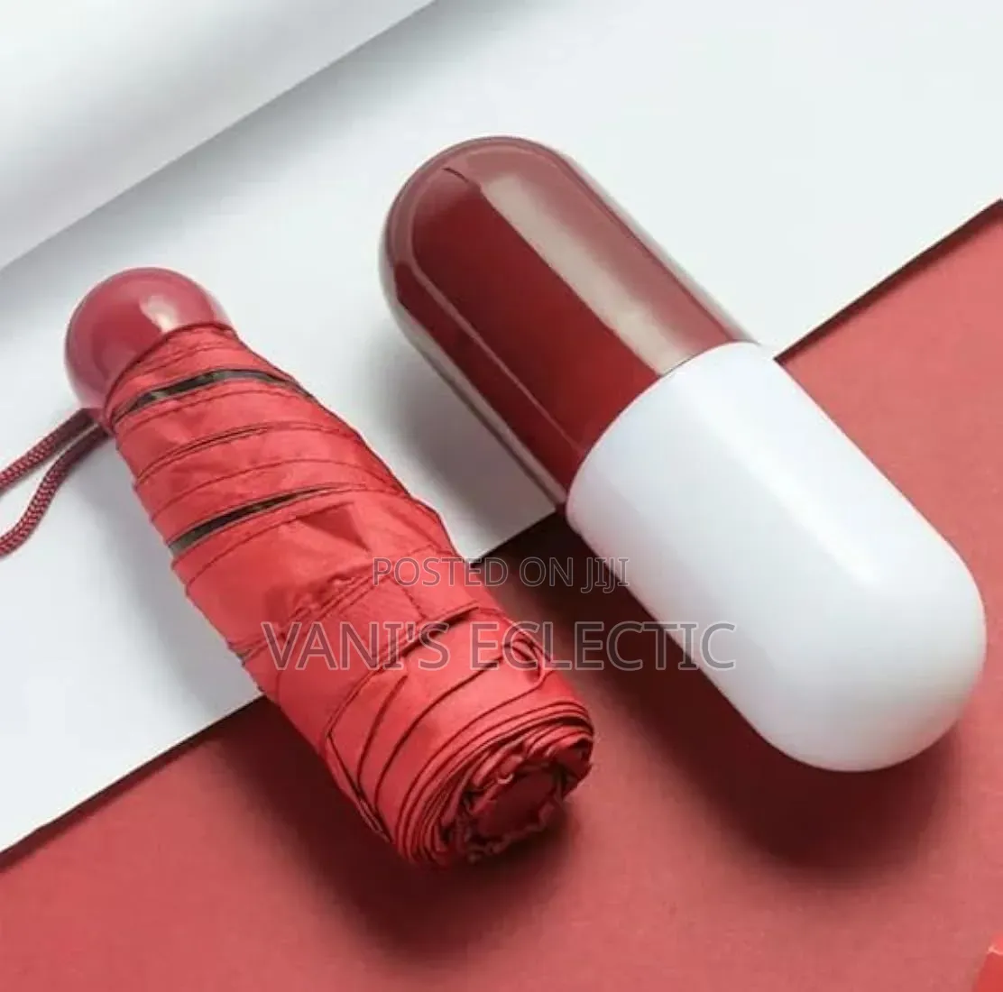 Capsule Wine Bottle Shaped Foldable Umbrellas