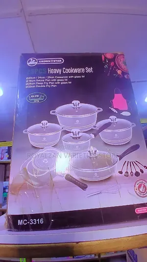23pcs Heavy Cookware Set