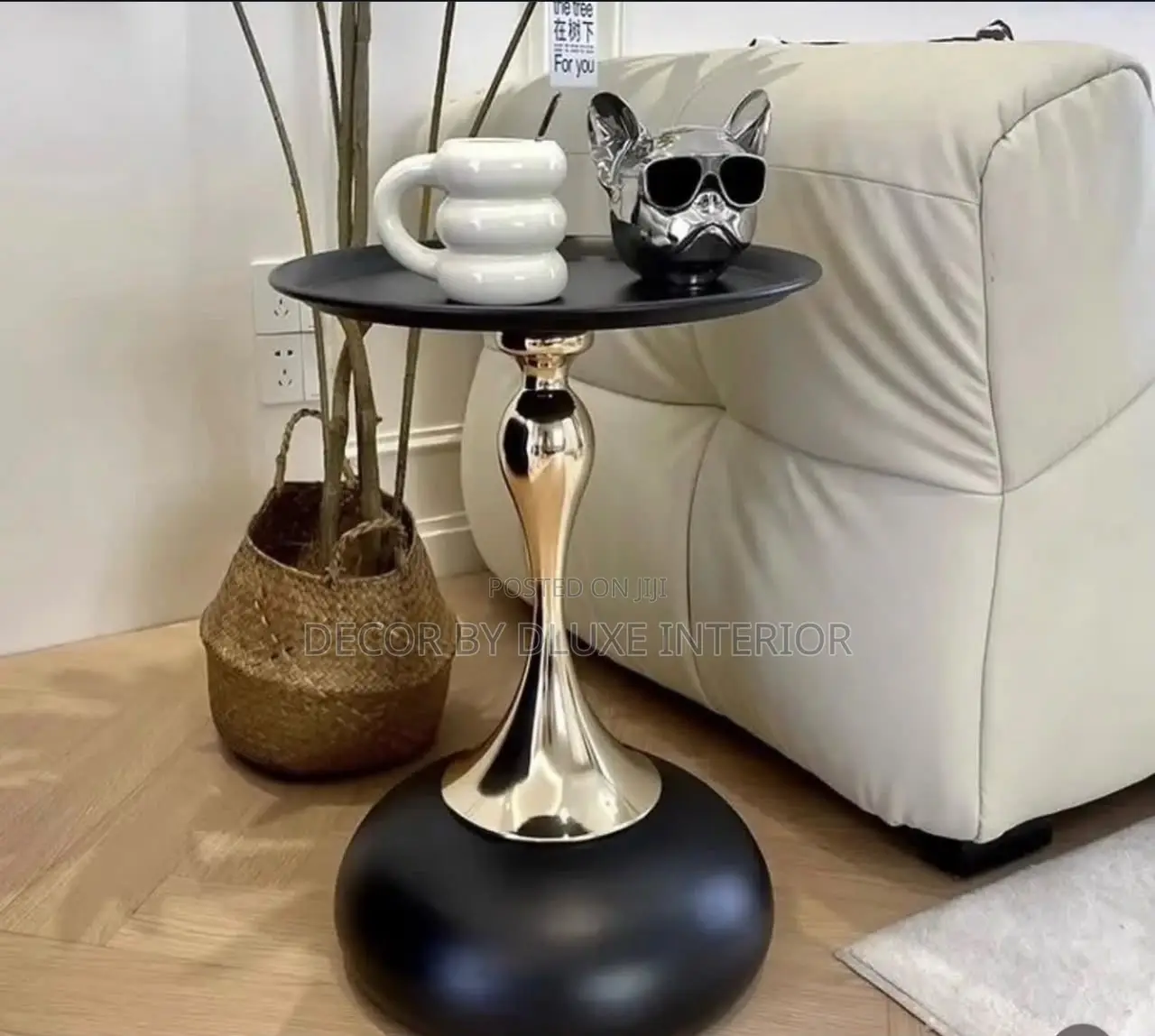 Sculptural Modern Accent Table / Side Stool