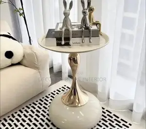 Sculptural Modern Accent Table / Side Stool