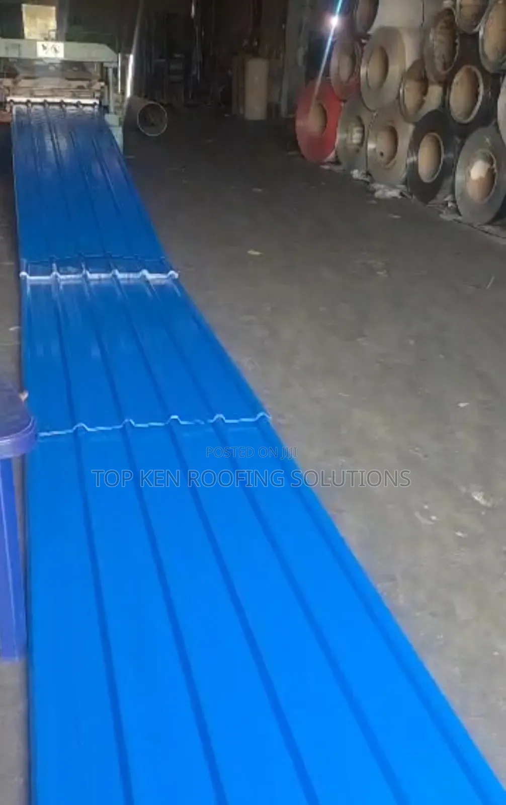 0.55mm Thickness Deep Blue Longspan Sheet