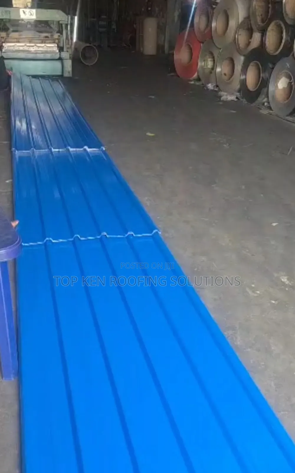 0.55mm Thickness Deep Blue Longspan Sheet
