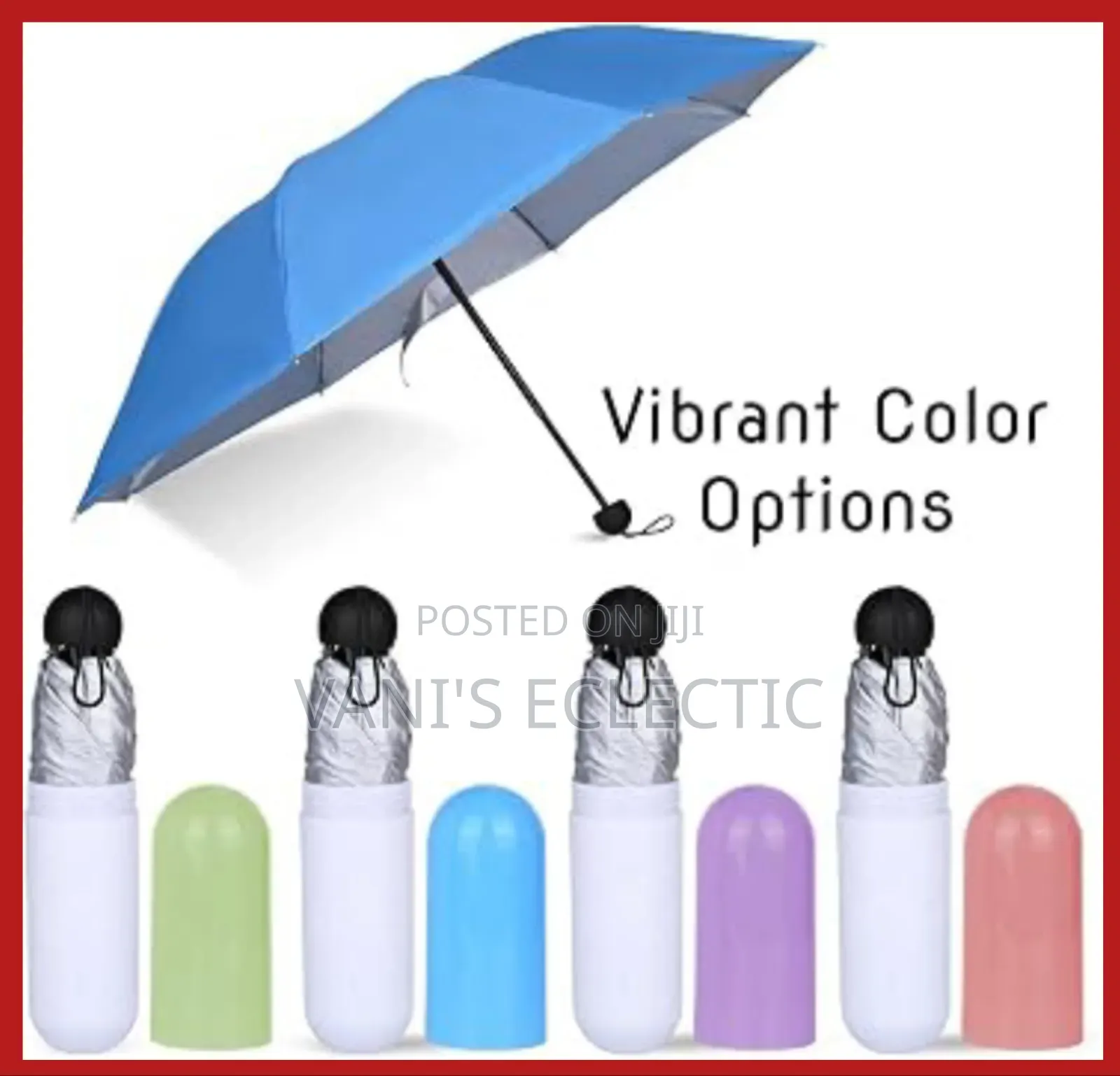 Capsule Wine Bottle Shaped Foldable Umbrellas