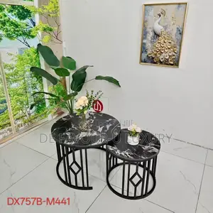 Ceramic Marble Top Center Tables 1+1