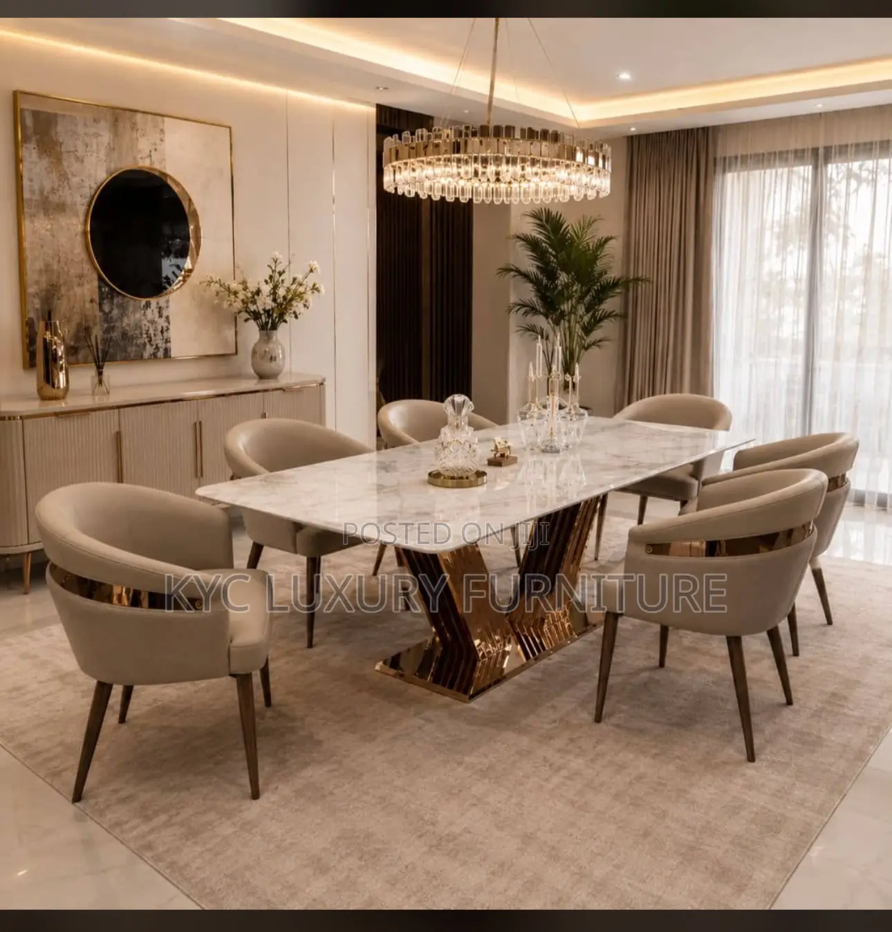 Executive 6 Seaters Dining Set