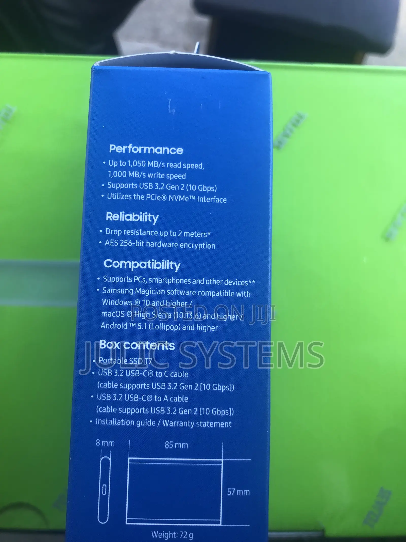 Samsung T7 2TB Portable SSD External