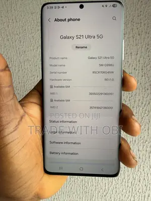 Samsung Galaxy S21 Ultra 5G 128 GB Gray