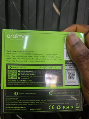 Oraimo Watch 6 Lite | OSW-809