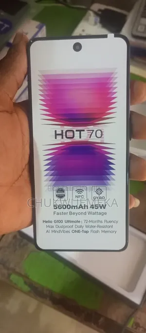 New Infinix Hot 70 256 GB Black