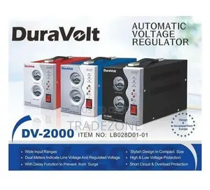 Duravolt 2KVA (2000w) Automatic Voltage Stabilizer DV-2000