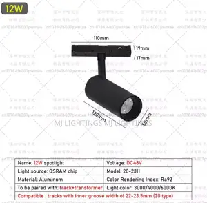 Livingroom Lighting Magnetic Rail Indoor Lighting System