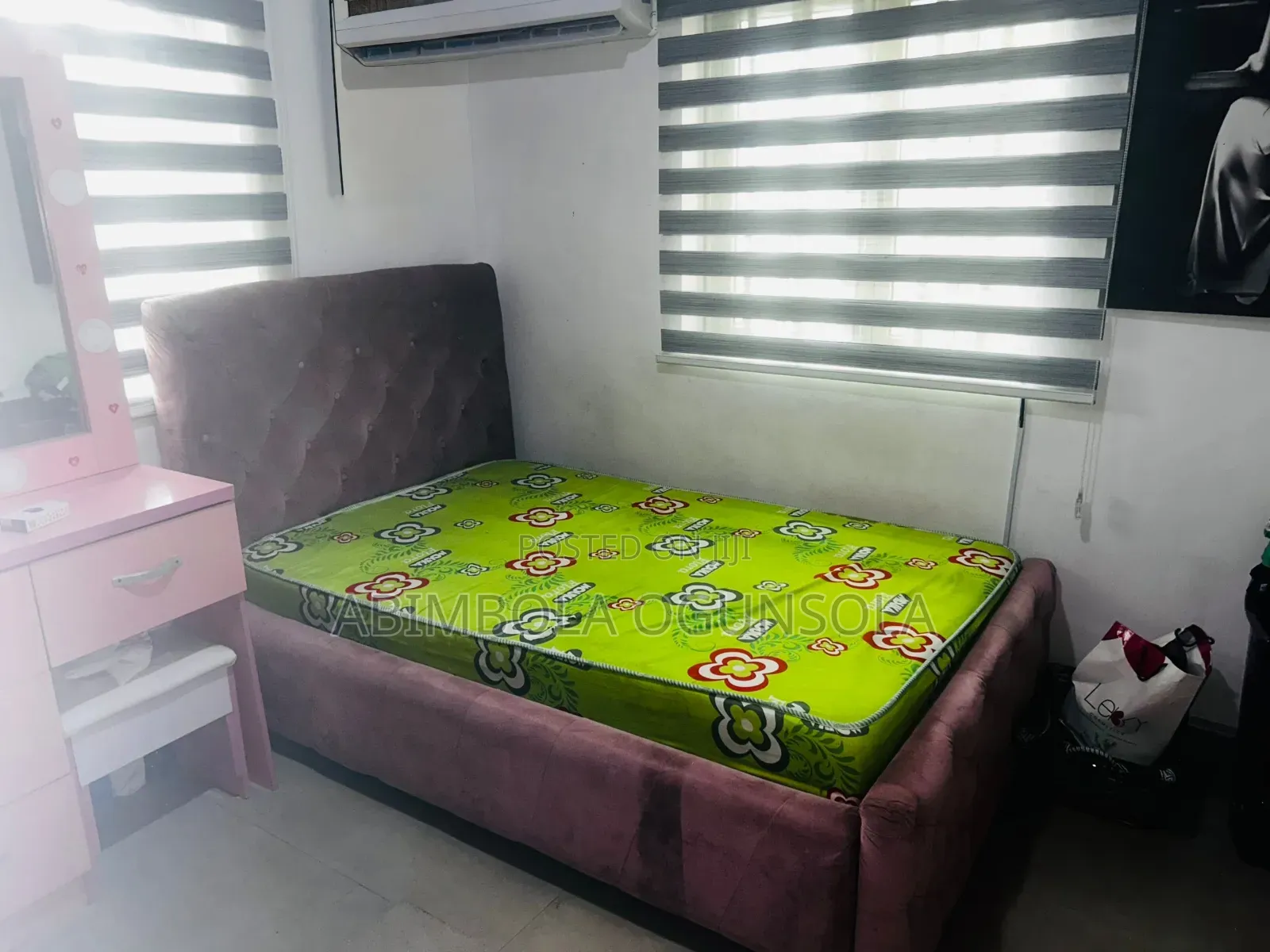 4by6 Bedframe With Mattress