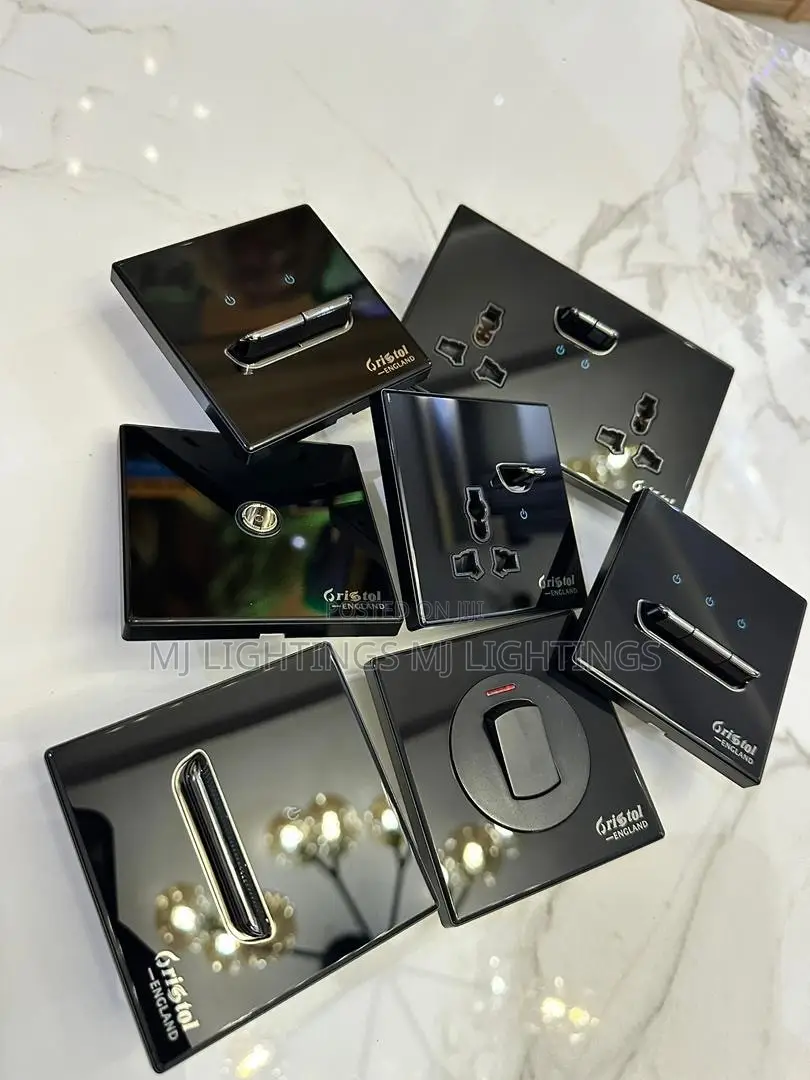 Wall Light Switch Panel on / Off Push Buttons Wall Switches