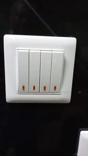 Wall Light Switch Panel on / Off Push Buttons Wall Switches