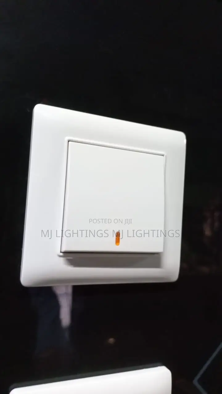 Wall Light Switch Panel on / Off Push Buttons Wall Switches