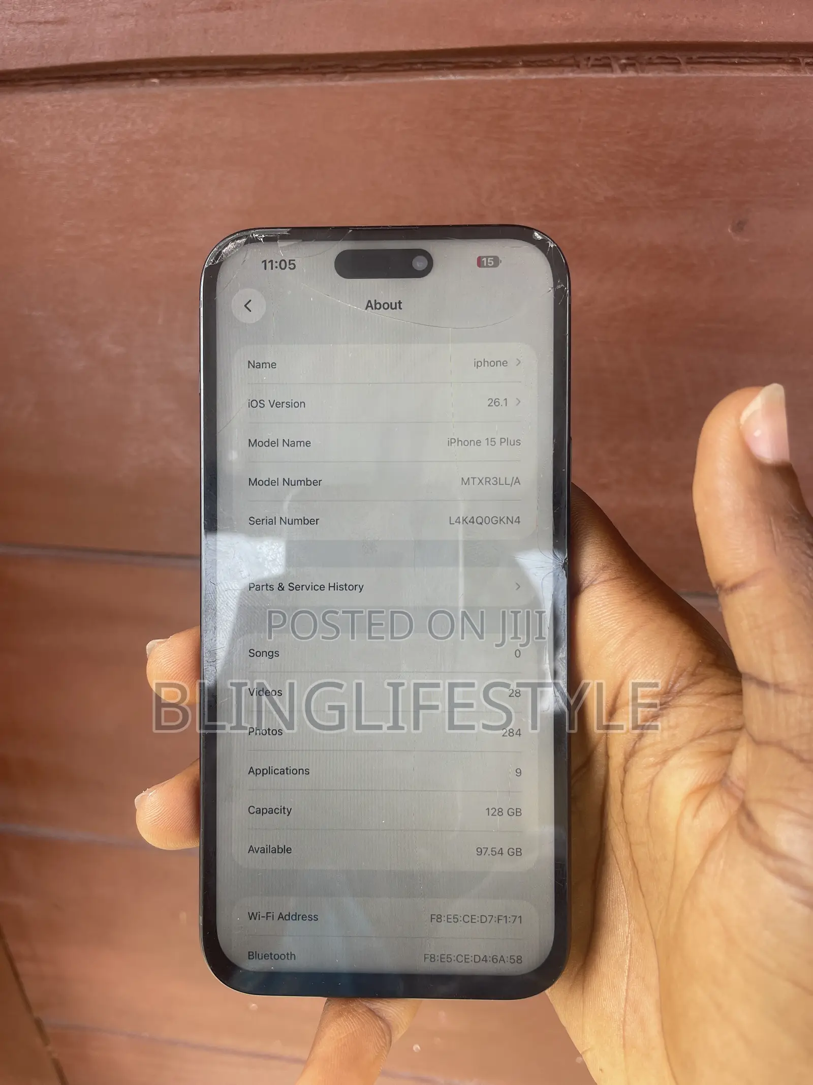 Apple iPhone 15 Plus 128 GB Black