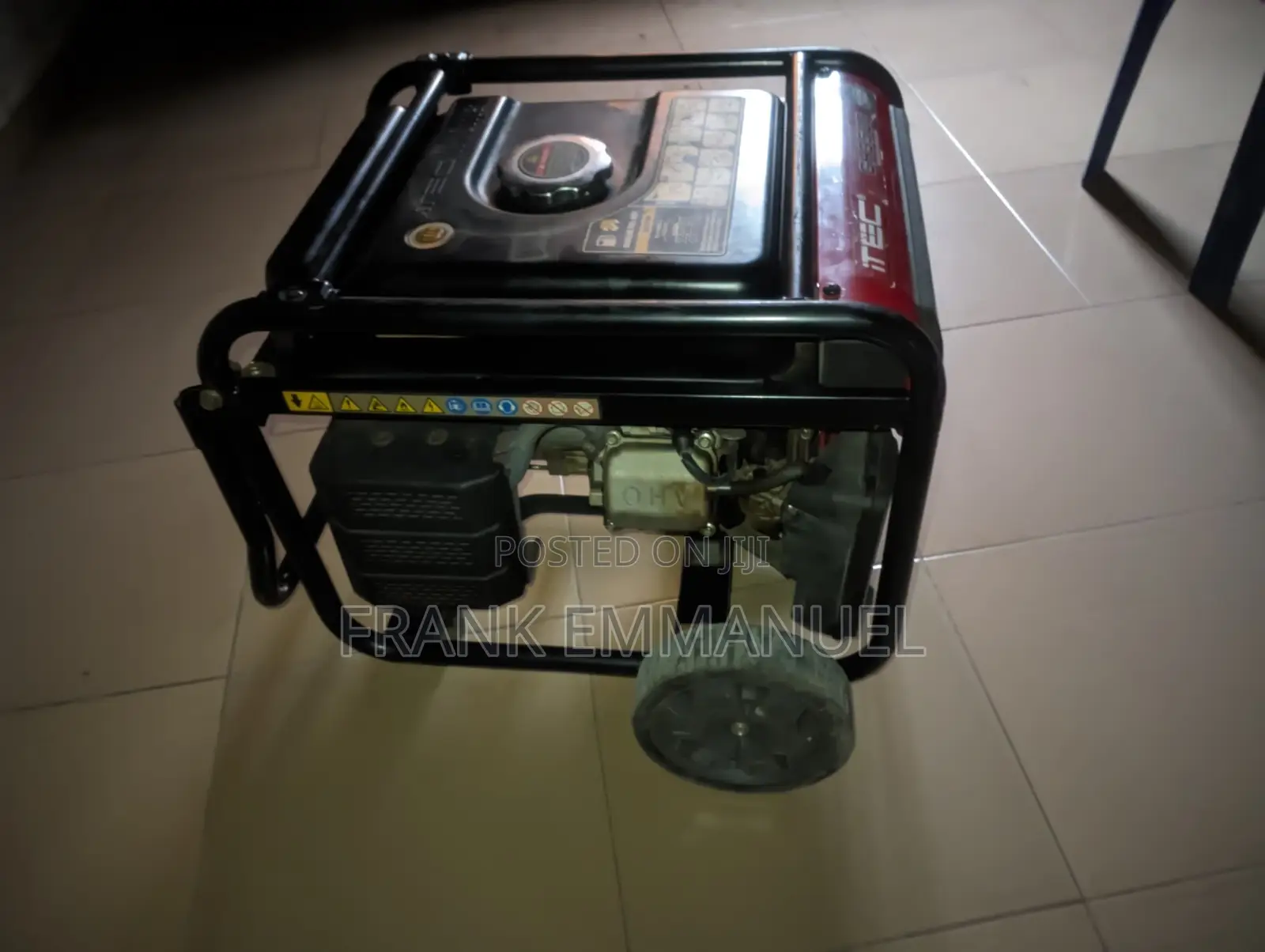 ITEC 3500 Gasoline Button Start Generator