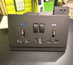 Gang Wall Light Switch Panel on / Off Push Buttons Wall Switches