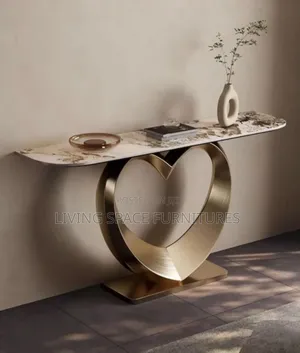 Luxury Marble Top Console Table