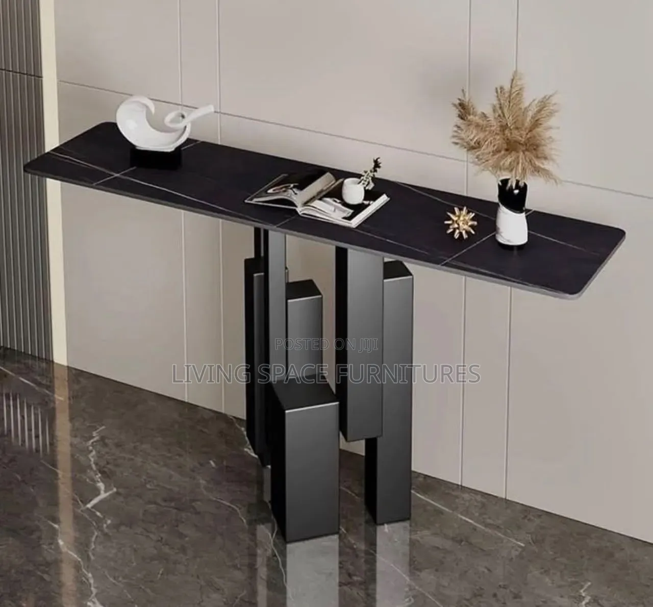 Luxury Marble Top Console Table