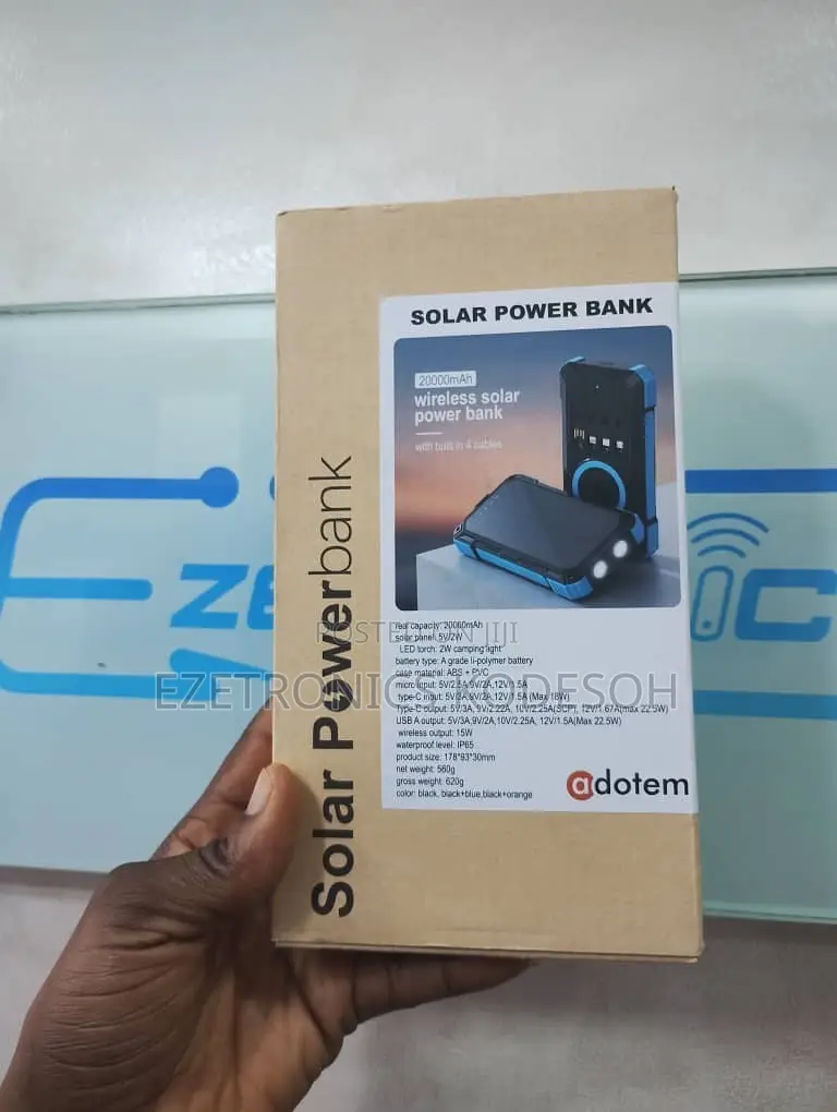 Adotem Solar Powerbank 1000mah