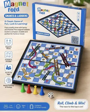 Snake and Ladder Game Foe Adult and Kids