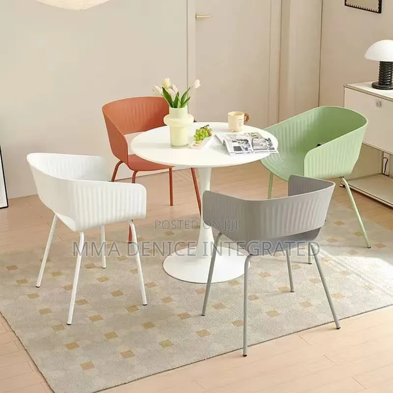 Modern 4-Seater Dining Table Chairs Set