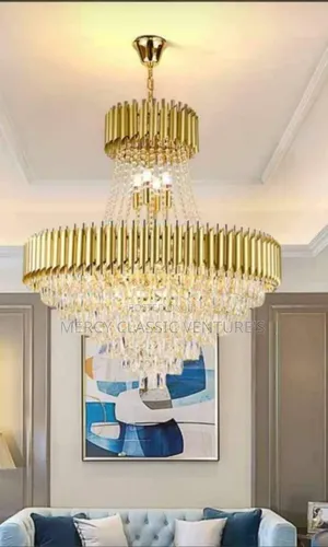 Crystal LED Chandelier 600mm – Luxury Modern Ceiling Light