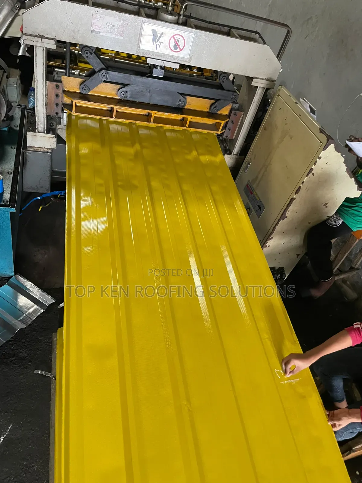 Yellow Metral Longspan Aluminum Roofing Sheets - 0.55mm(A) Thickness