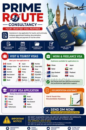 Visa Assistance Canada, Schengen States, Japan Etc