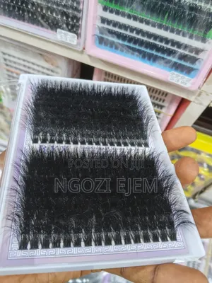 Cluster Eyelashes, Extension Eyelashes, Cat-Eye NAILS.
