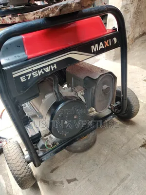 Used 7.5kva Maxi Generator Start and Use