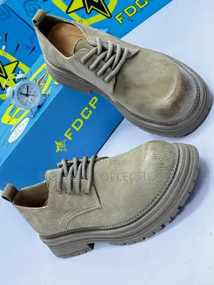 FDCP Rugged Derby Shoe With Thick Platform Soles