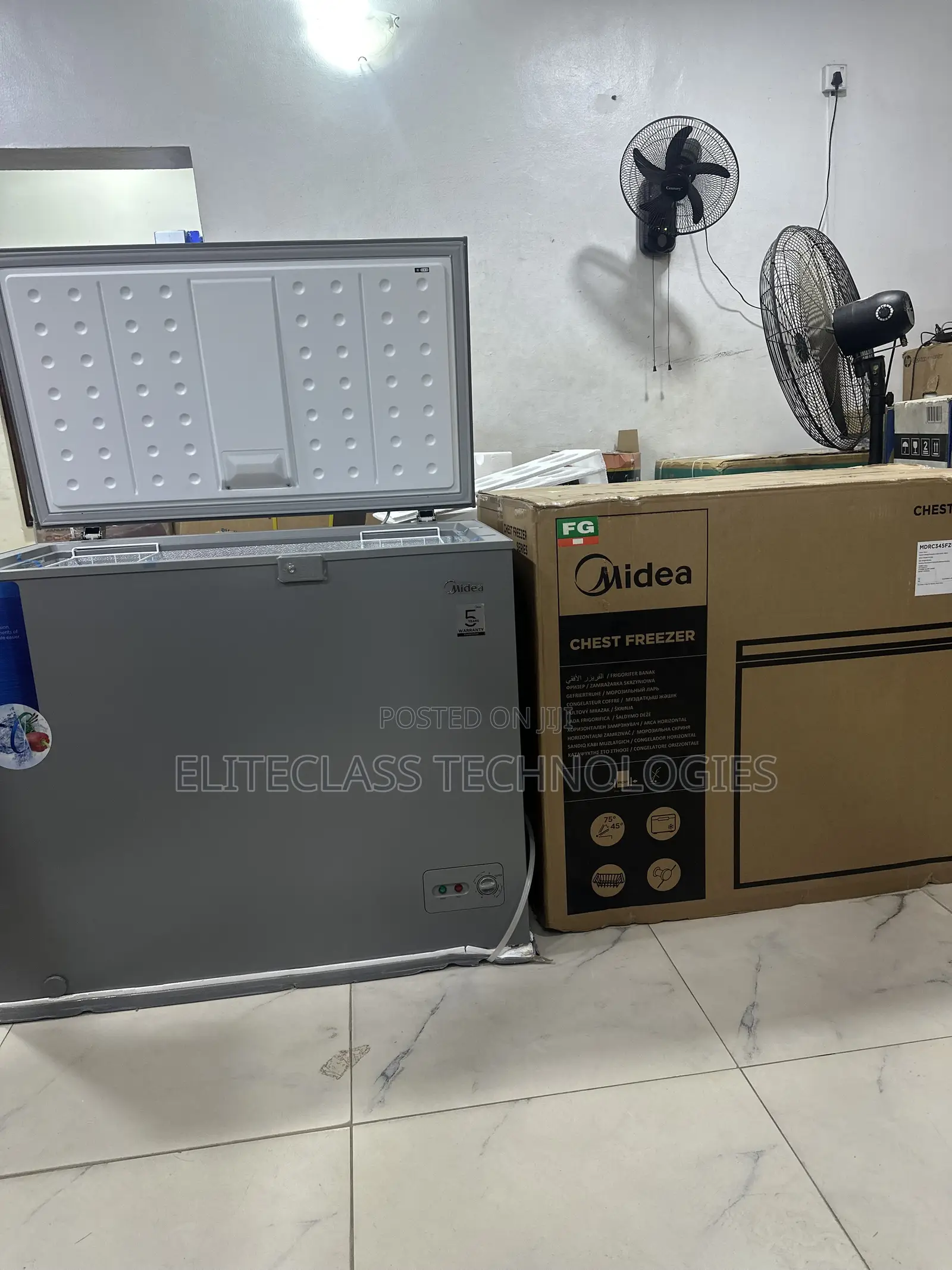 New 250L Chest Freezer by Midea