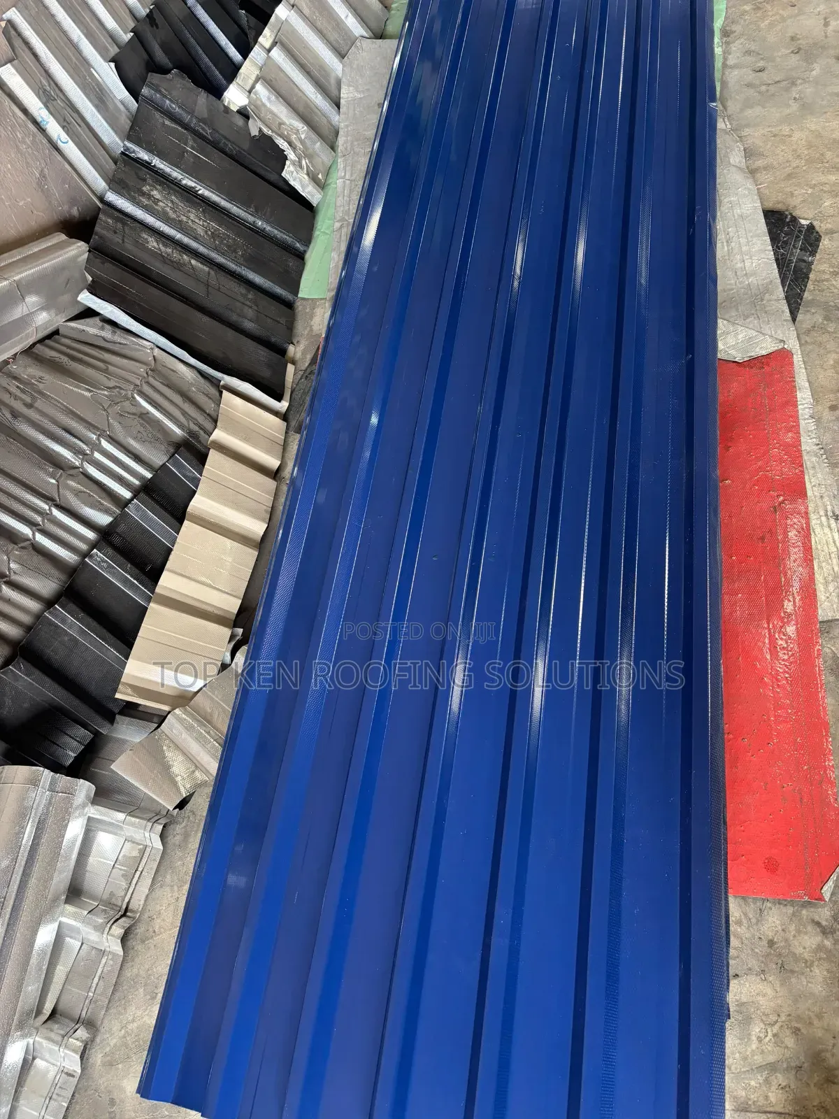 HM Blue Normal Longspan Roofing Sheets - 0.55mm(A) Thickness