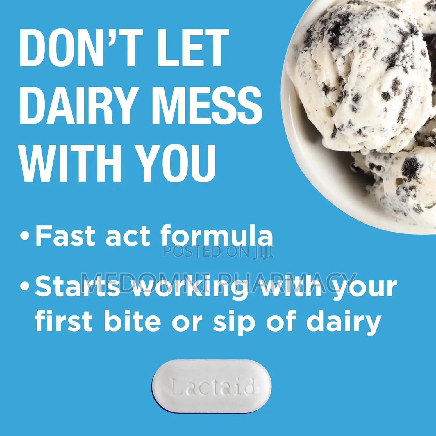 Lactaid Fast Act 60 Chewable Tablets