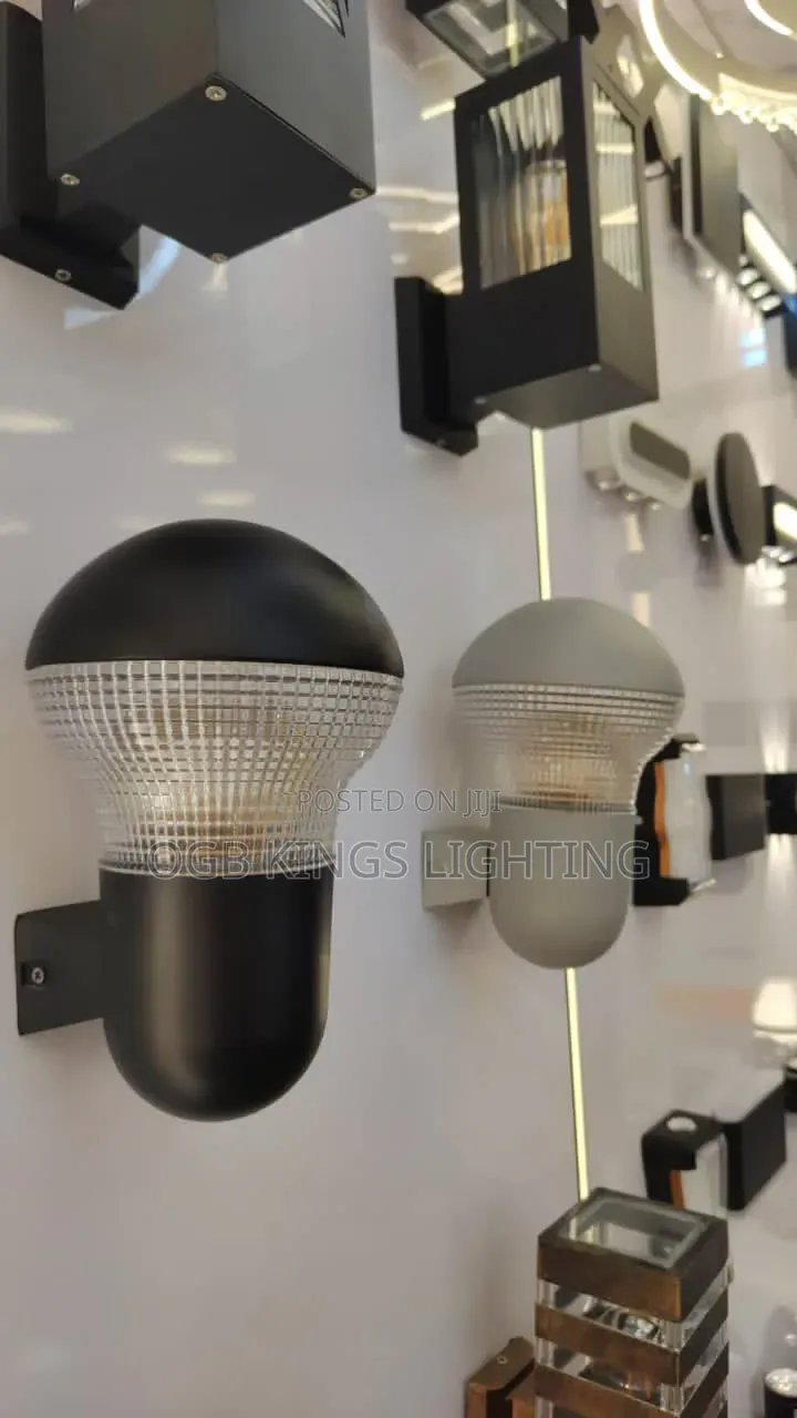 Fence Light Waterproof Black Wall Lamp