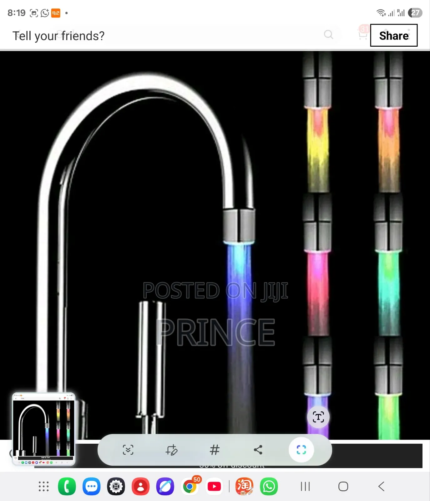 Led Tap Head