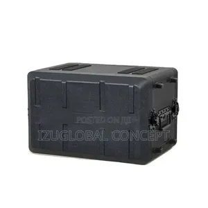 6U Rack Amplifier Case, Pro-Audio PA DJ Flight Road Travel Mount