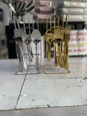 24piece Cutlery( Gold and Silver)