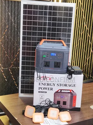 350w Lithium Battery Solar Generator With 4 Dc Bulb and Solar Panel