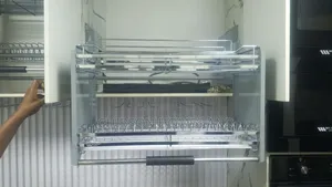 Stainless Steel Pull-Down Dish Rack