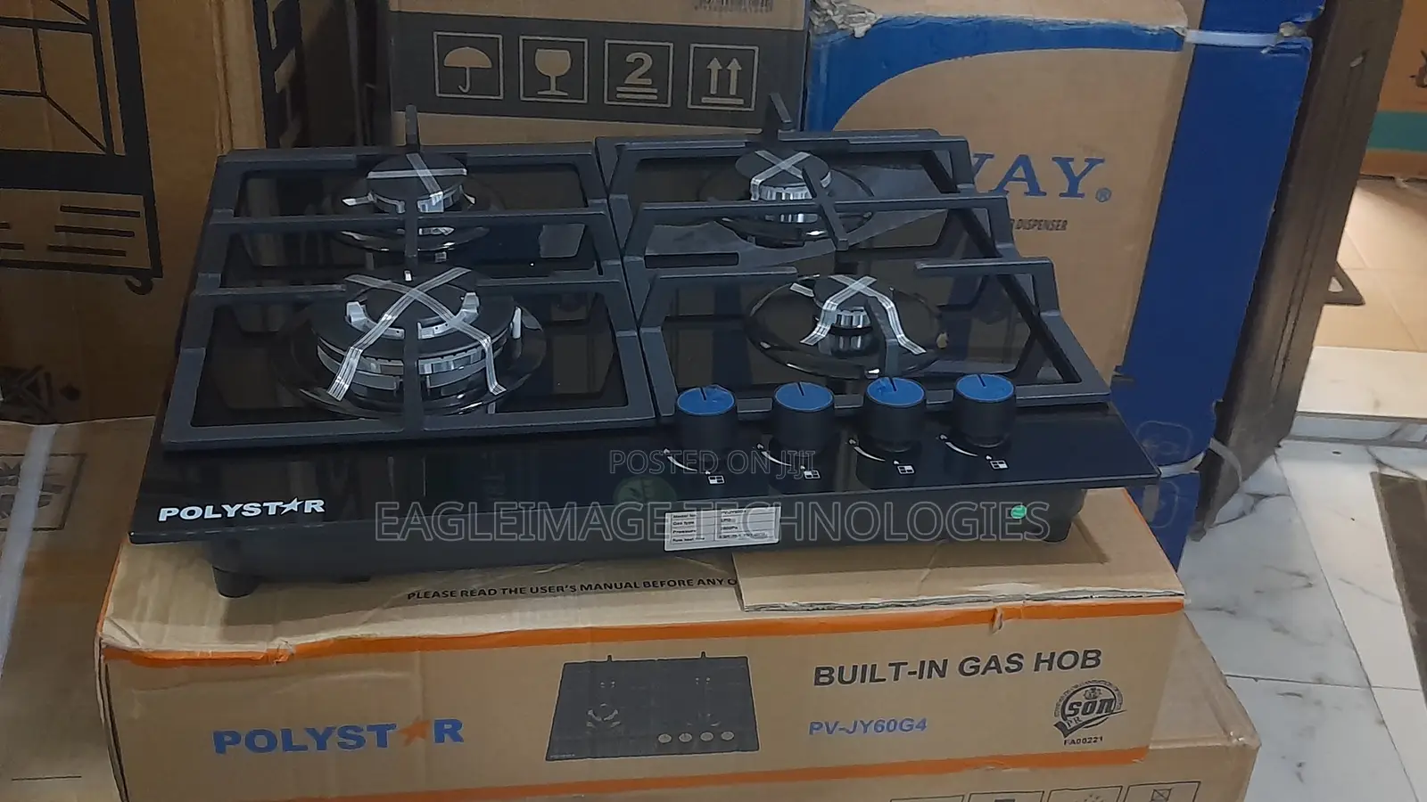 New 4 Burner Polystar Built-in Cooking Gas Hob