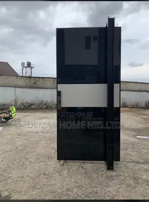 Pivot Door With White Line 4 by 7ft