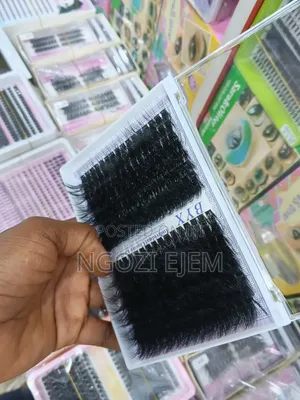 Cluster Eyelashes, Extension Eyelashes, Cat-Eye NAILS.