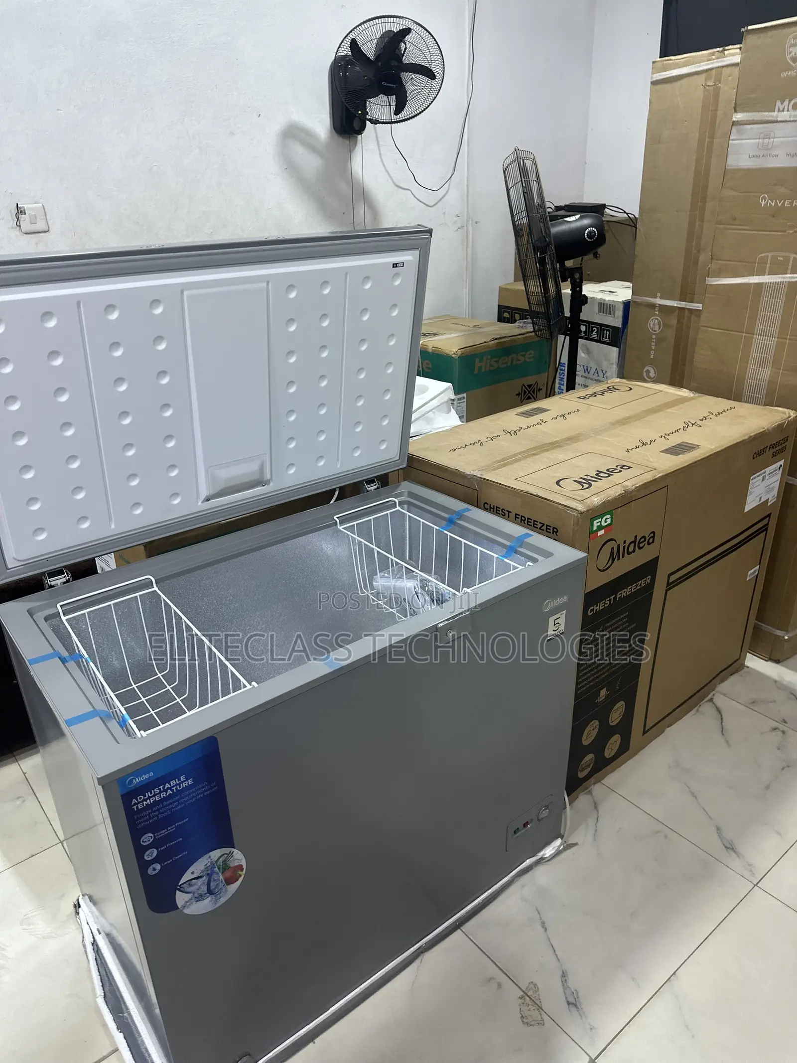 New Midea 250 Litres Deep Freezer