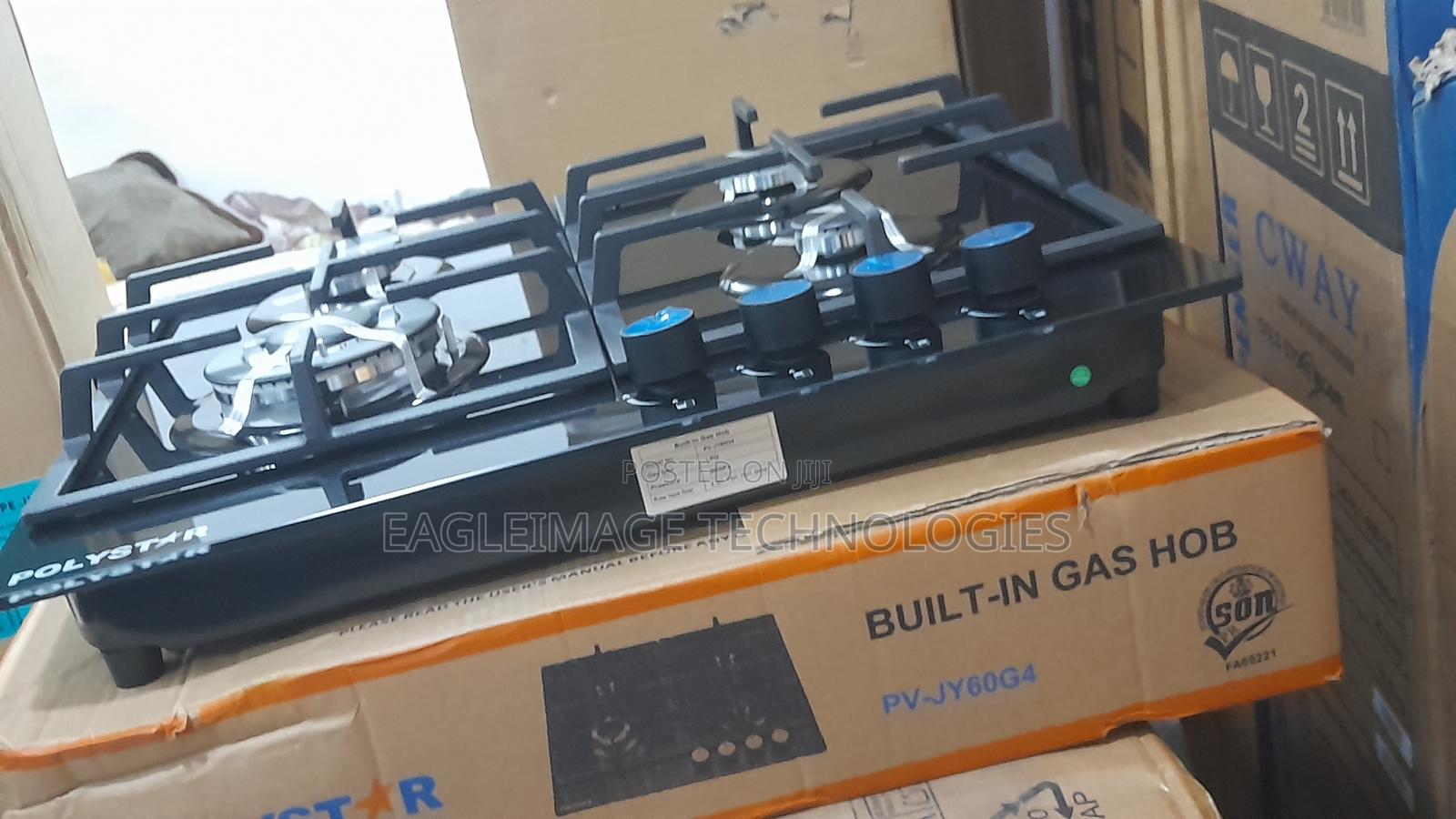 New Arrival Polystar 4 Burner Built-in Gas Hob