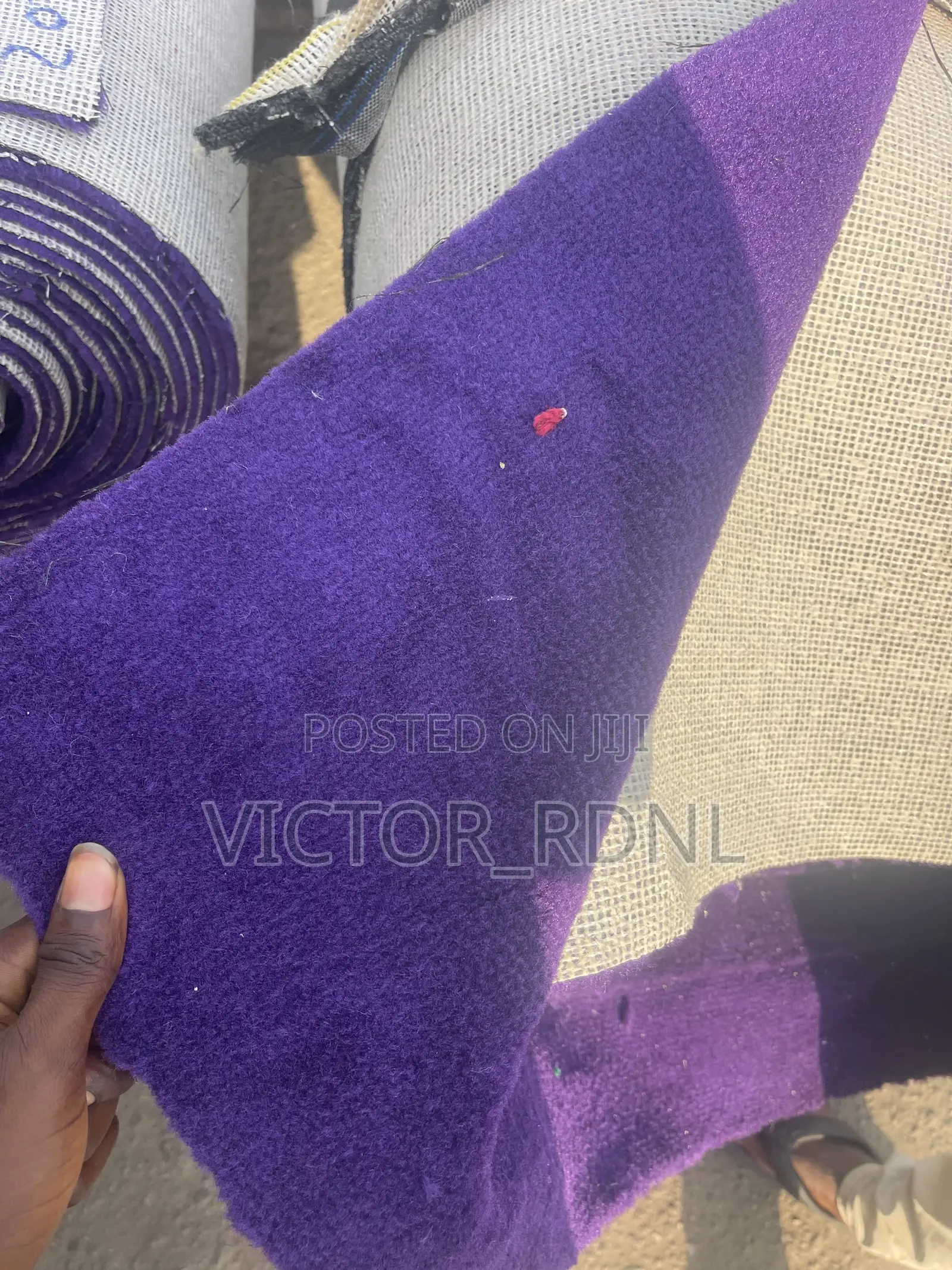 Advanced Purple Wall to Wall Rug