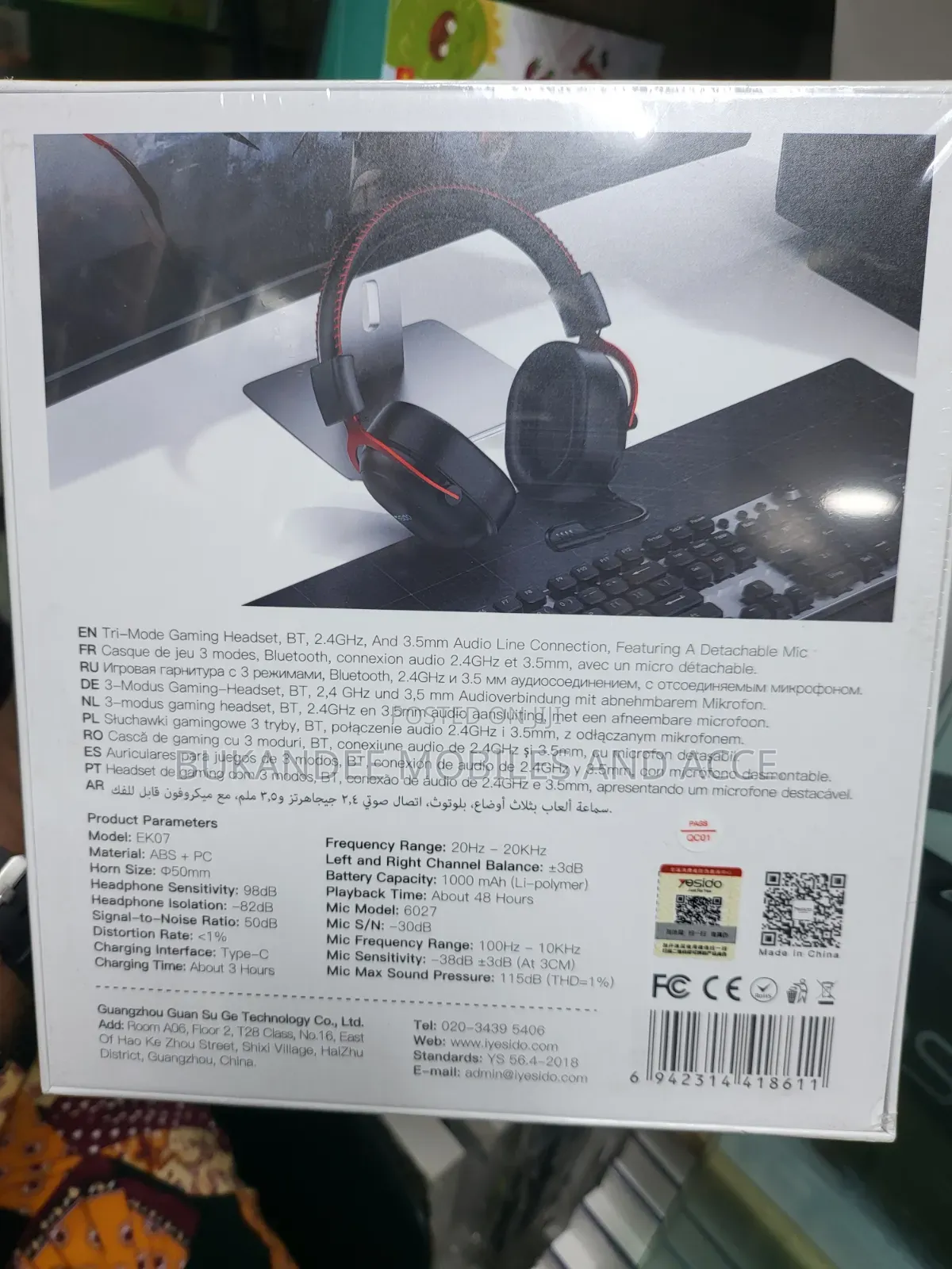 Gaming Headset With Mic