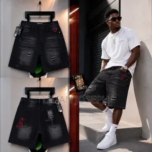 High Quality Luxury Denim Short
